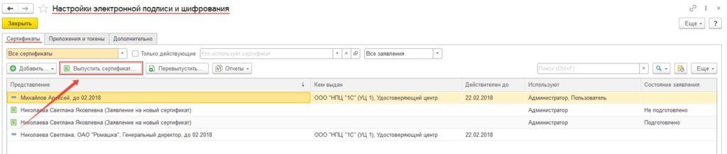 Получение квалифицированной подписи